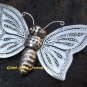 Sterling Silver Butterfly Engraved Pin Pendant BC-168-KT