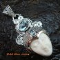 Sterling Silver Bali Goddess Pendant w/Gem GDP-1128-PS