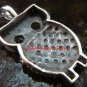 New Arrival Sterling Silver Peridot Owl Pendant SP-497-PS