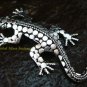 Sterling Silver Lizzard Dotted Pin Pendant BC-165-KT