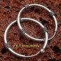 3 x Wholesale Silver Bali Hoop Earrings SSB-312-DG