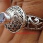 Sterling Silver Amethyst Chime Ball Ring CH-334-KA