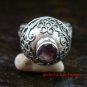 Sterling Silver Amethyst Chime Ball Ring CH-334-KA