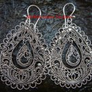 Sterling Silver Ornate Filigree Dangle Earrings SE-191-KT