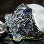 Sterling Silver Blue Topaz Goddess Pendant GDP-1125-PS