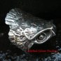 Large Sterling Silver Owl Design Unisex Ring SR-142-KT