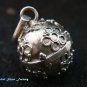 Silver Flower 12mm Chime Ball Pendant CH-323-KT