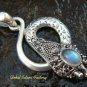 Silver Labradorite Snake Pendant SP-490-NY