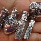 5x Wholesale Lot Mixed Style Cremation/Keepsake Pendants SSB-351-GSF