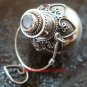 925 Sterling Silver Cremation, Keepsake Pendant w/Gem PP-406-KT