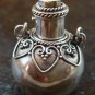 925 Sterling Silver Cremation, Keepsake Pendant w/Gem PP-406-KT
