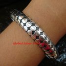 Large/ Chunky 925 Sterling Silver Outstanding Bali Bangle SBB-385-PS