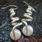 Sterling Silver & Freshwater Pearl Spiral Earrings ER-652-KT