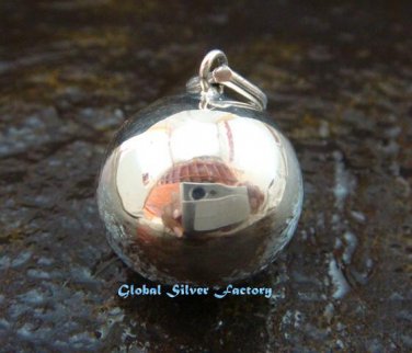 925 Silver 16mm Smooth Chime Ball Pendant CH-326-KT