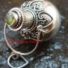925 Sterling Silver Peridot Cremation, Keepsake Pendant  PP-404-KT