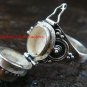 925 Sterling Silver Turquoise Locket Ring LR-653-KT