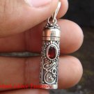 925 Silver Cremation / Keepsake Pendant Garnet ( small )PP -367-KT