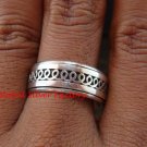 Sterling Silver Men, Women, Unisex Band Ring/ Spinner Ring SR-146-KT