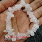 925 Silver Dream Ball & Genuine Rose Quartz Bead Stretch Bracelet CH-336-GSF