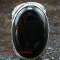 Chunky Sterling Silver & Black Onyx Unisex Ring RI-373-KT