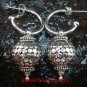 Sterling Silver Heavy Circle Design Hoop Earrings SE-199-KT