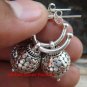 Sterling Silver Heavy Circle Design Hoop Earrings SE-199-KT