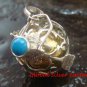 18MM Sterling Silver Bali Harmony Ball/ Pregnancy Ball/ Dream Ball Pendant Turquoise HB-348-KT