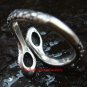 Sterling Silver Double Head Snake Ring SR-144-KT