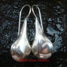 Long Elegant Sterling Silver Drop Earrings SE-200-KT