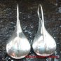 Long Elegant Sterling Silver Drop Earrings SE-200-KT