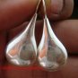 Long Elegant Sterling Silver Drop Earrings SE-200-KT