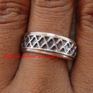 Sterling Silver Men, Women, Unisex Band Ring/ Spinner Ring SR-145-KA
