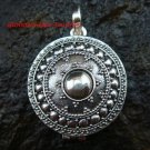 Round 925 Silver Bali Locket Pendant LP-195-IKP