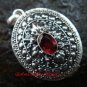925 Silver Garnet Keepsake Locket Pendant LP-197-IKP