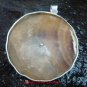 2 Inch Engraved Sea Shell Sunflower Pendant in 925 Sterling Silver SP-638-KT