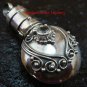 Sterling Silver  Ornate Cremation /Perfume Pendant Blue Topaz PP-390-KT