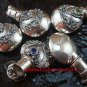 5x Wholesale 925 Silver Cremation Pendant w/Gem SSB-346-GSF