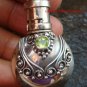 Sterling Silver  Ornate Cremation /Perfume Pendant Peridot PP-391-KT