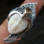 Sterling Silver Citrine Goddess Cocktail Ring GDR-1103-PS