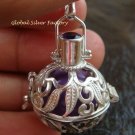 20mm Silver & Amethyst Harmony Ball HB-337-KT