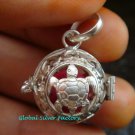 16mm 925 Silver Turtle Harmony Ball Pendant HB-341-KT