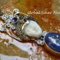 Silver and Lapis Lazuli Goddess Pendant GDP-1256-PS