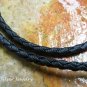 Silver and Woven Leather Cord SCC-183-KA