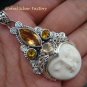 Sterling Silver and Citrine Goddess Pendant GDP-1205-NY