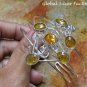 Sterling Silver and Amber Women's Bangle SBB-465-KA