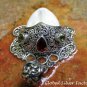 Silver and Mixed Gemstone Naya Goddess Pendant GDP-1287-PS