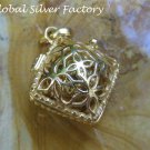 Silver and 22k Gold Plated Harmony Ball Pendant GPP-112-KT