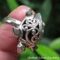 Sterling Silver High Polish Sea Turtle Ring SR-215-KT