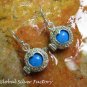 Silver Heart Design Harmony Ball Earrings CBE-153-KA