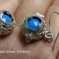 Silver Heart Design Harmony Ball Earrings CBE-153-KA